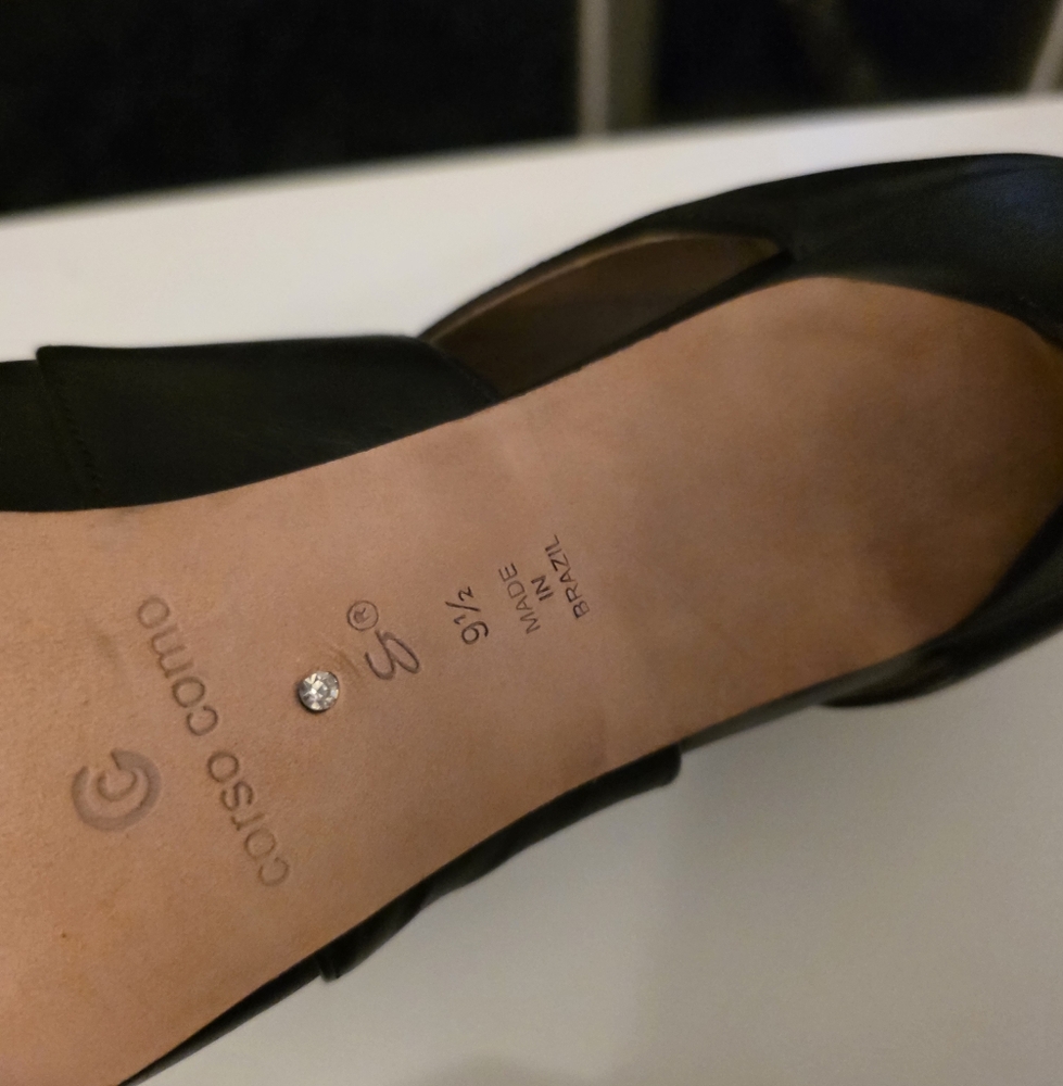Corso Como Black Winonna Leather Back Zip Shootie Suze 9.5 - Picture 10 of 10